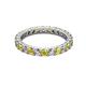 2 - Joyce 3.00 mm Yellow Sapphire and Lab Grown Diamond Eternity Band 
