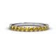 1 - Emlynn 2.70 mm Citrine 10 Stone Wedding Band 