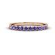 1 - Emlynn 2.70 mm Iolite 10 Stone Wedding Band 