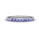 1 - Emlynn 2.70 mm Tanzanite 10 Stone Wedding Band 