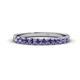 1 - Emlynn 2.70 mm Iolite 10 Stone Wedding Band 