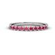 1 - Emlynn 2.70 mm Rhodolite Garnet 10 Stone Wedding Band 