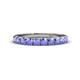 1 - Emlynn 3.00 mm Tanzanite 10 Stone Wedding Band 