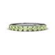 1 - Emlynn 3.00 mm Peridot 10 Stone Wedding Band 