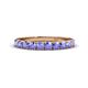 1 - Emlynn 3.00 mm Tanzanite 10 Stone Wedding Band 