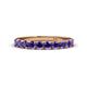 1 - Emlynn 3.00 mm Iolite 10 Stone Wedding Band 