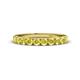 1 - Emlynn 3.00 mm Yellow Sapphire 10 Stone Wedding Band 