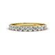 1 - Emlynn 3.00 mm Diamond 10 Stone Wedding Band 