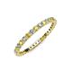 3 - Joyce 2.00 mm Yellow Sapphire and Lab Grown Diamond Eternity Band 