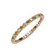 3 - Joyce 2.00 mm Citrine and Lab Grown Diamond Eternity Band 