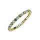 3 - Joyce 2.00 mm Lab Grown Diamond and Lab Created Alexandrite Eternity Band 