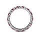 4 - Joyce 2.70 mm Ruby and Lab Grown Diamond Eternity Band 