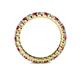 4 - Joyce 2.70 mm Ruby and Lab Grown Diamond Eternity Band 