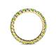 4 - Joyce 2.70 mm Peridot and Lab Grown Diamond Eternity Band 