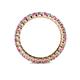 4 - Joyce 2.70 mm Pink Sapphire and Lab Grown Diamond Eternity Band 