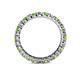 4 - Joyce 2.70 mm Peridot and Lab Grown Diamond Eternity Band 