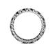 4 - Joyce 2.70 mm Black and White Lab Grown Diamond Eternity Band 