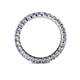 4 - Joyce 2.70 mm Tanzanite and Lab Grown Diamond Eternity Band 