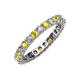 3 - Joyce 3.00 mm Yellow Sapphire and Lab Grown Diamond Eternity Band 