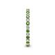 6 - Tiffany 2.00 mm Green Garnet and Lab Grown Diamond Eternity Band 