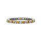 1 - Tiffany 2.00 mm Citrine and Lab Grown Diamond Eternity Band 