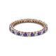 3 - Tiffany 2.00 mm Iolite and Lab Grown Diamond Eternity Band 