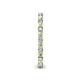 6 - Tiffany 2.00 mm Peridot and Lab Grown Diamond Eternity Band 