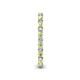 6 - Tiffany 2.00 mm Peridot and Lab Grown Diamond Eternity Band 