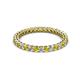 3 - Tiffany 2.00 mm Yellow and White Lab Grown Diamond Eternity Band 