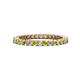 1 - Tiffany 2.00 mm Yellow and White Lab Grown Diamond Eternity Band 