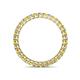 5 - Tiffany 2.00 mm Yellow Sapphire and Lab Grown Diamond Eternity Band 