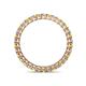 5 - Tiffany 2.00 mm Yellow Sapphire and Lab Grown Diamond Eternity Band 
