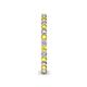 6 - Tiffany 2.00 mm Yellow Sapphire and Lab Grown Diamond Eternity Band 