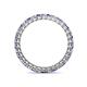 5 - Tiffany 2.00 mm Tanzanite and Lab Grown Diamond Eternity Band 
