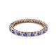 3 - Tiffany 2.00 mm Tanzanite and Lab Grown Diamond Eternity Band 