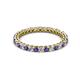 3 - Tiffany 2.00 mm Iolite and Lab Grown Diamond Eternity Band 