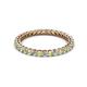 3 - Tiffany 2.00 mm Peridot and Lab Grown Diamond Eternity Band 