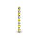 5 - Tiffany 2.40 mm Yellow Sapphire and Lab Grown Diamond Eternity Band 