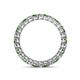 4 - Tiffany 2.40 mm Green Garnet and Lab Grown Diamond Eternity Band 