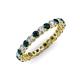 3 - Tiffany 2.40 mm London Blue Topaz and Lab Grown Diamond Eternity Band 