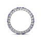 4 - Tiffany 2.40 mm Tanzanite and Lab Grown Diamond Eternity Band 