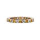 1 - Tiffany 2.40 mm Citrine and Lab Grown Diamond Eternity Band 