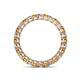 4 - Tiffany 2.40 mm Citrine and Lab Grown Diamond Eternity Band 
