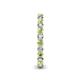 5 - Tiffany 2.40 mm Peridot and Lab Grown Diamond Eternity Band 