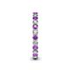5 - Tiffany 2.40 mm Amethyst and Lab Grown Diamond Eternity Band 