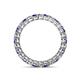 4 - Tiffany 2.40 mm Iolite and Lab Grown Diamond Eternity Band 