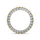 4 - Tiffany 2.40 mm Yellow and White Lab Grown Diamond Eternity Band 