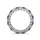 4 - Tiffany 2.80 mm Blue Sapphire and Lab Grown Diamond Eternity Band 