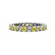 1 - Tiffany 2.80 mm Yellow Sapphire and Lab Grown Diamond Eternity Band 