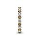 5 - Tiffany 2.80 mm Smoky Quartz and Lab Grown Diamond Eternity Band 